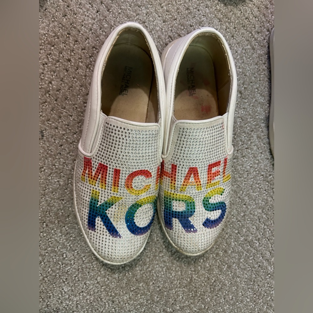 micheal kors rainbow rhinestones size 4 kids